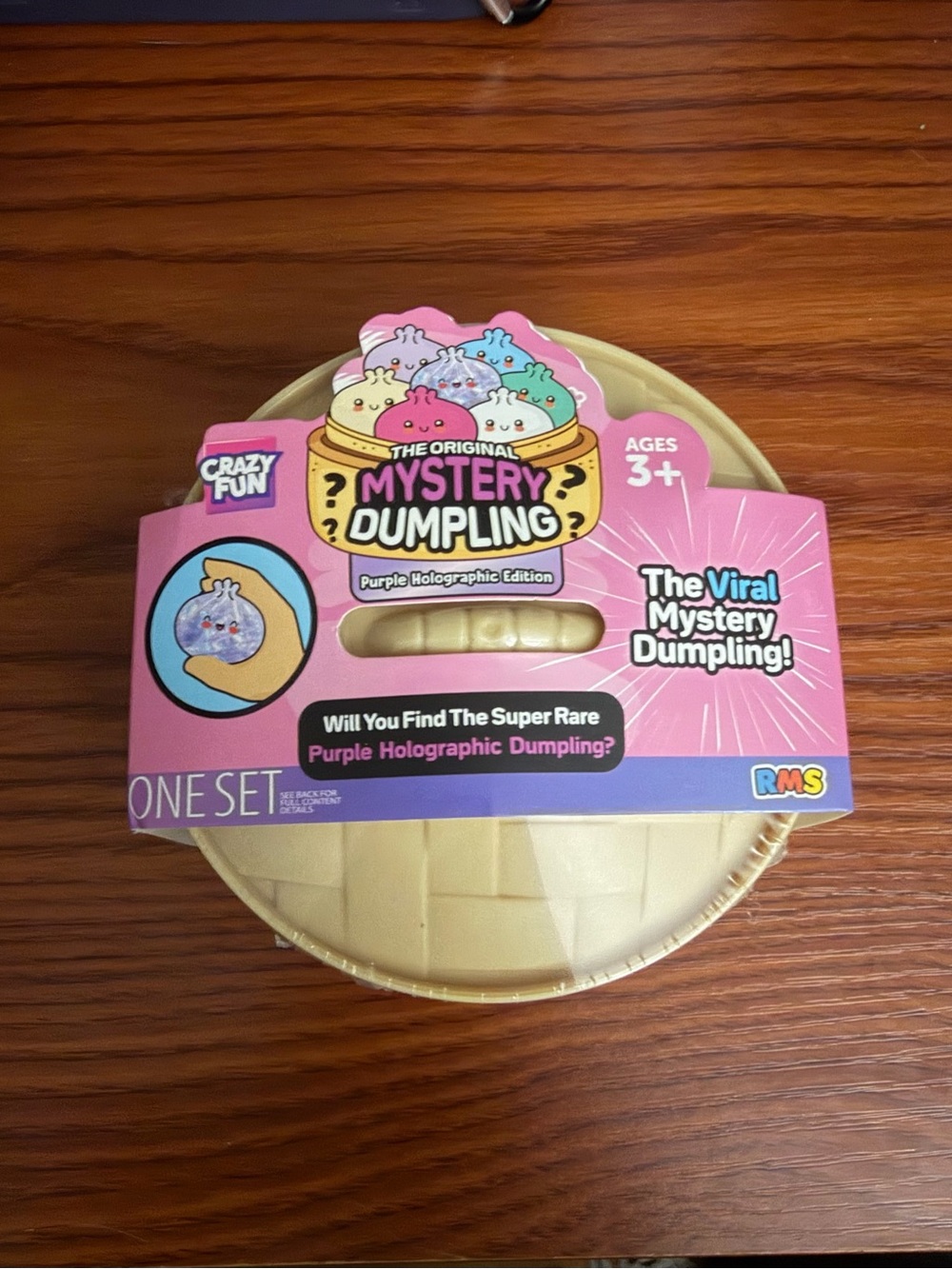 RMS Five Below Mystery Squishy Dumpling Purple Holographic Edition Crazy Fun